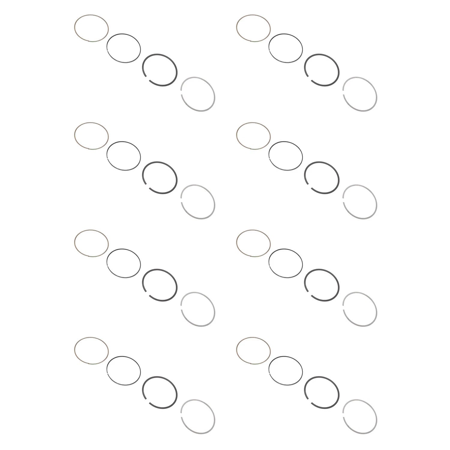8pc Engine Piston Ring Set for Cadillac Escalade, Corvette, Yukon, Tahoe (2002–2020)