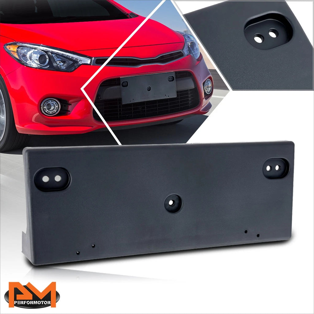 Front Bumper License Plate Tag Mounting Bracket for Kia Forte Koup (2014–2015)