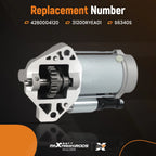 Starter Motor for Acura MDX V6 3.7L (2007–2009)