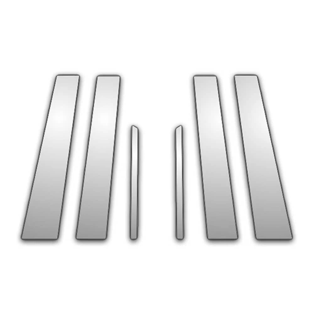 6Pc Chrome Pillar Post Covers for Chevrolet Equinox (2010–2016)