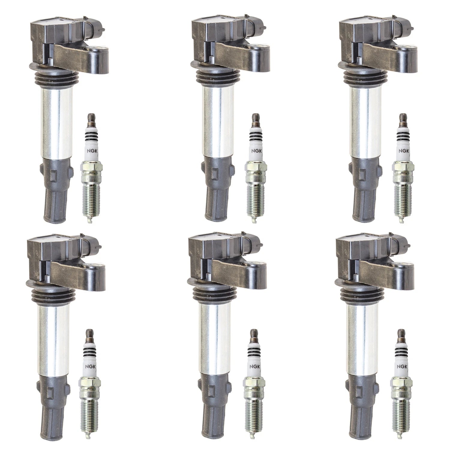 Set of 6 Ignition Coils & NGK Iridium Spark Plugs for CTS STS Rendezvous (V6)