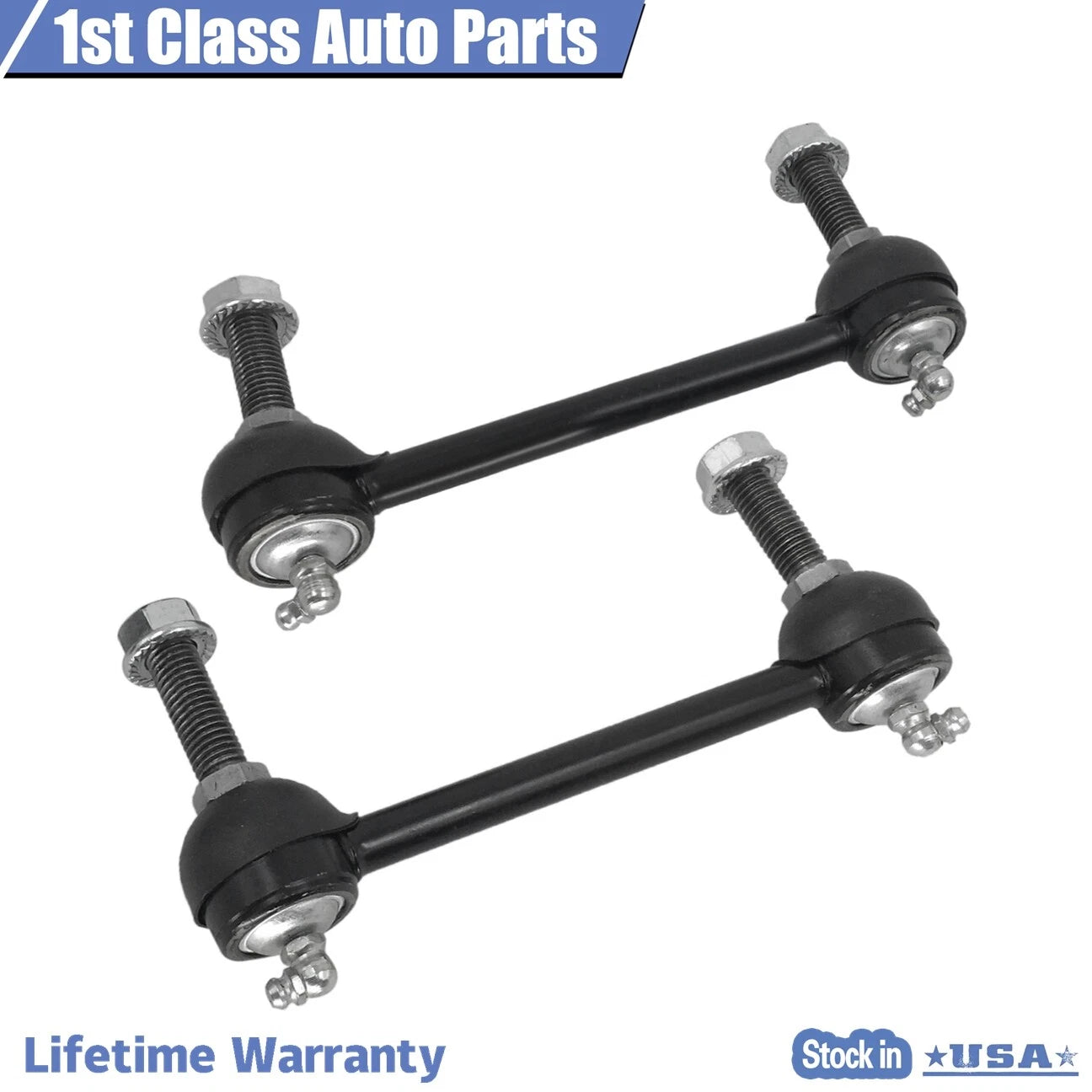 Set of 2 Front Suspension Sway Bar End Links for Cadillac CTS SRX STS (2004–2014)