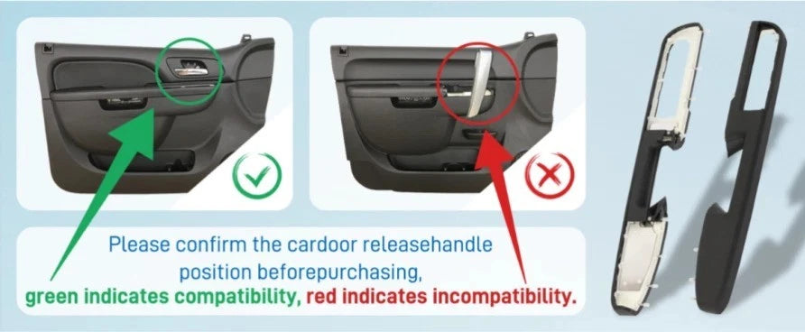 Right Door Panel Handle Armrest for Chevy GMC Tahoe Silverado (2010–2014)