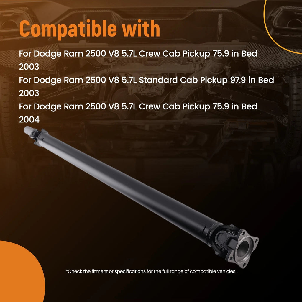 Rear Driveshaft Prop Shaft for Dodge Ram 2500 (2003–2010) 4WD