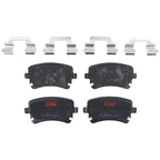 Set of 4 Disc Brake Pads for Audi A6 Quattro (2005–2011)