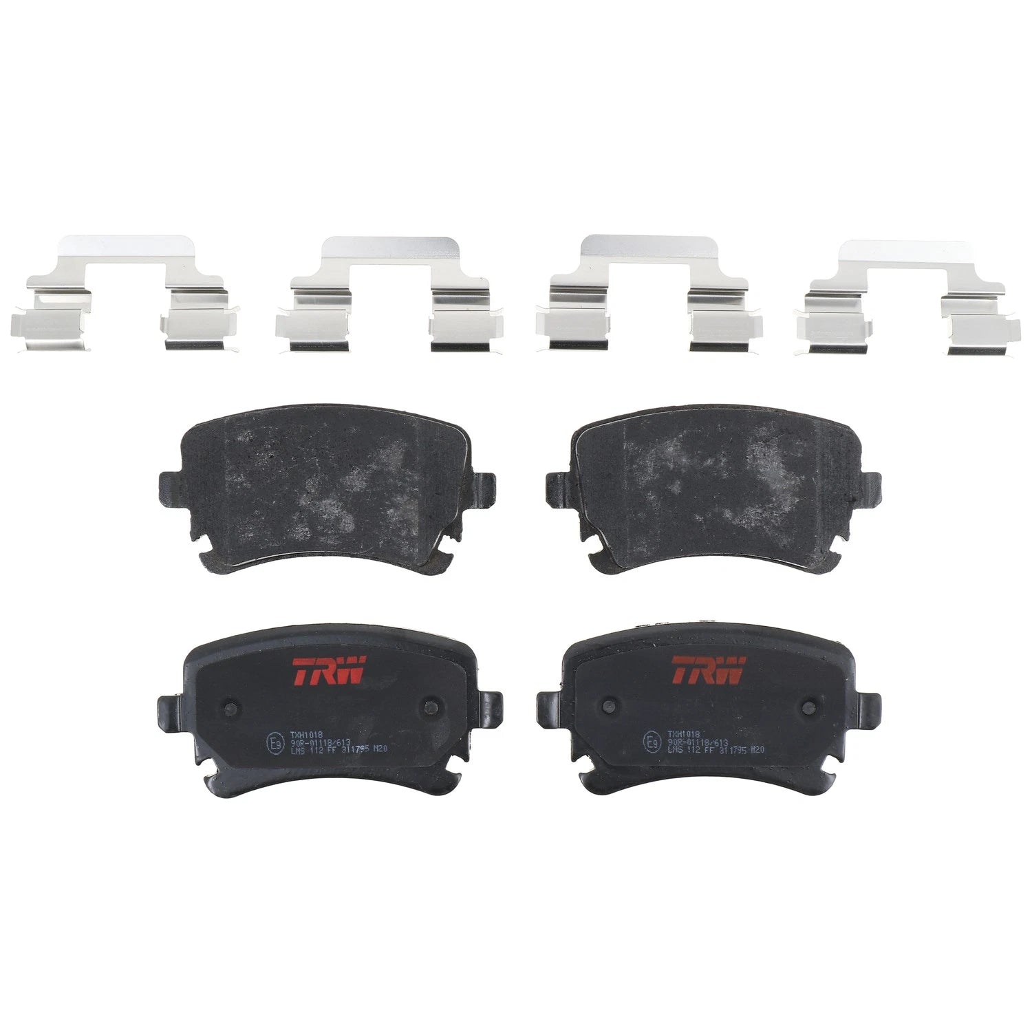 Set of 4 Disc Brake Pads for Audi A6 Quattro (2005–2011)
