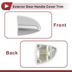 Exterior Door Handle Cover Trim for Toyota Corolla (2014–2018) Silver Tone