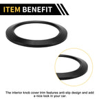 Engine Start Stop Button Switch Knob Cover Ring for Ford F-150 (2016–2021) Black