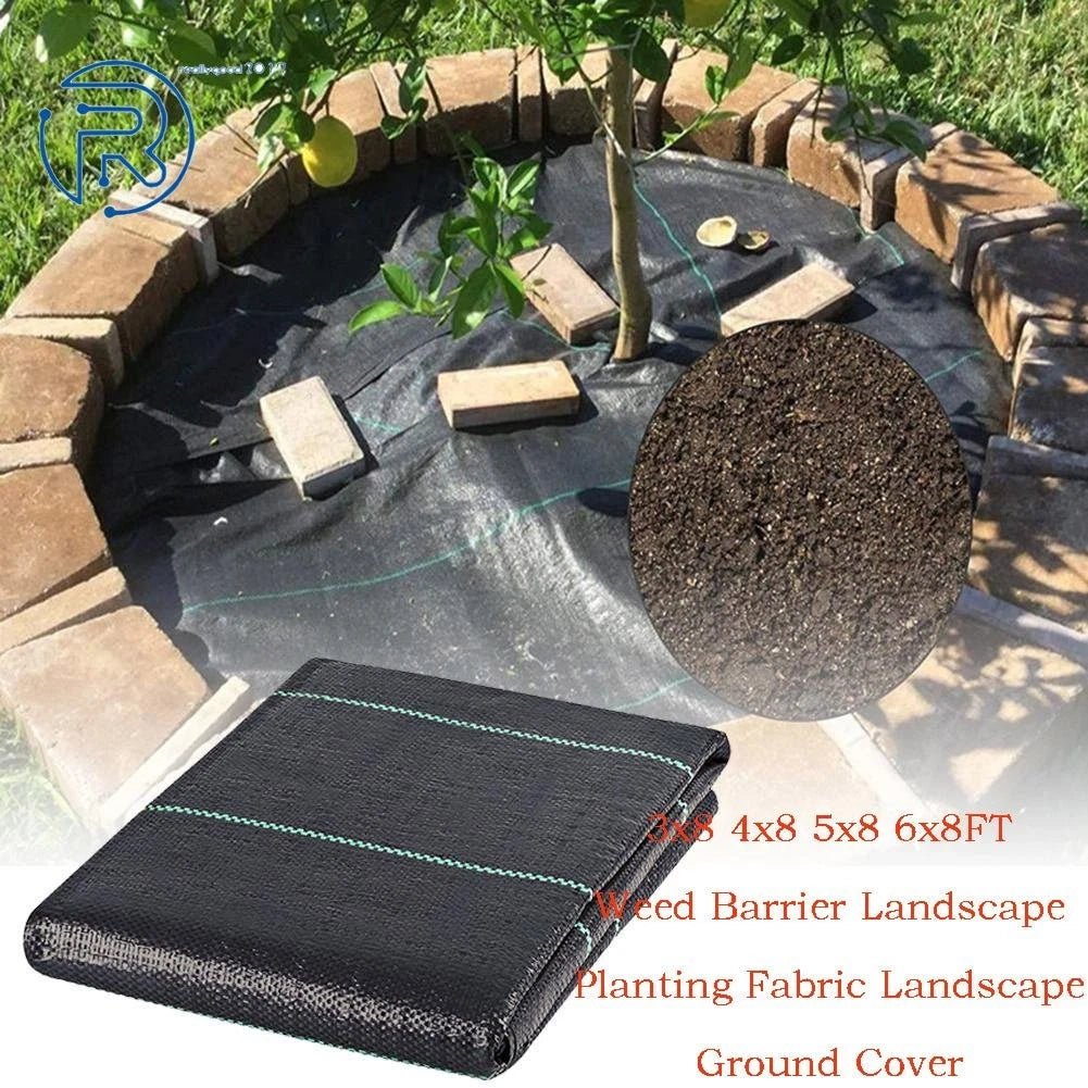 Weed Barrier Landscape Fabric Ground Cover 3x8 FT for Garden
