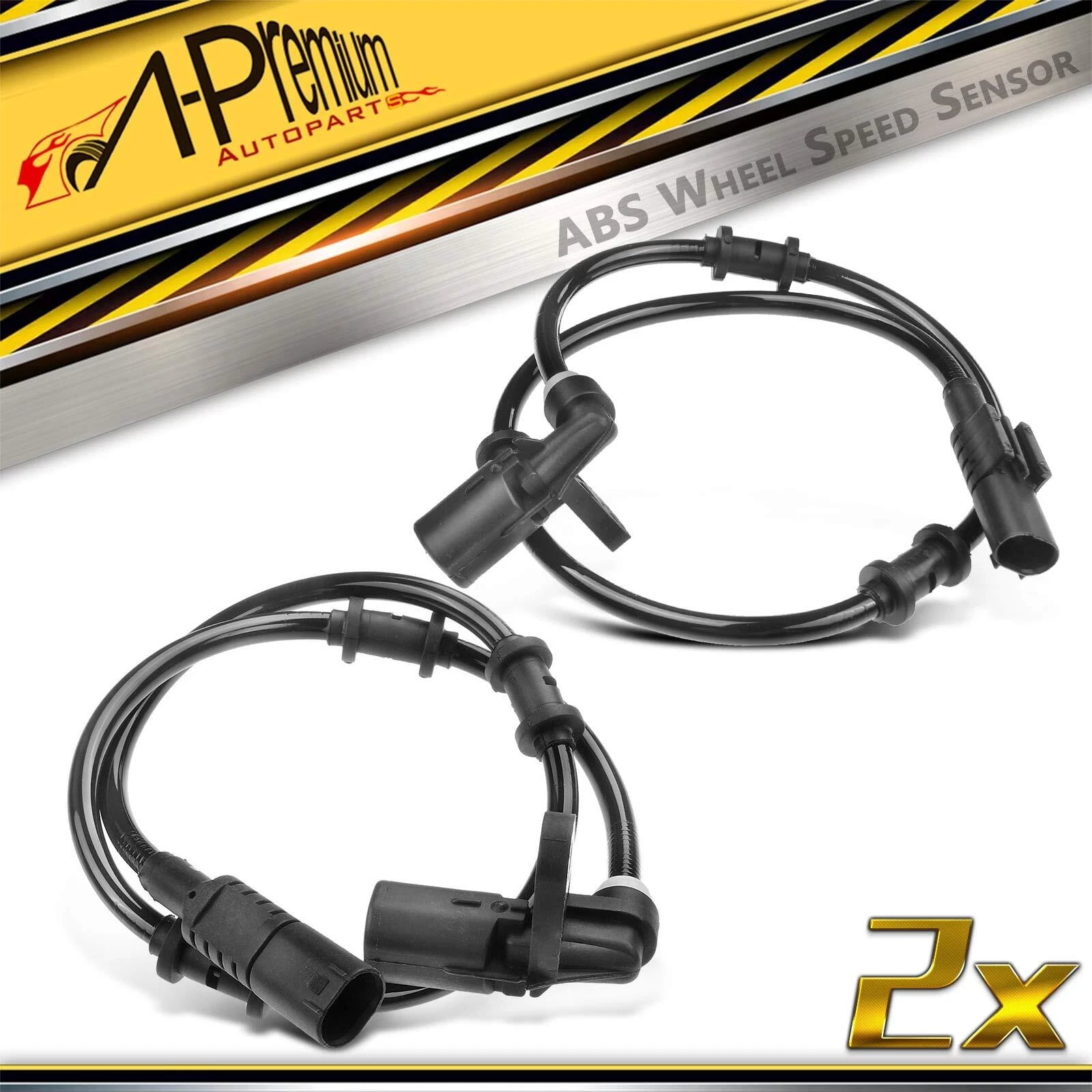 2X Rear ABS Wheel Speed Sensor for Mercedes-Benz ML320 ML500 (1999–2003)