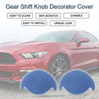 Gear Shift Knob Decorator Cover for Ford Mustang (2015–2021) Blue