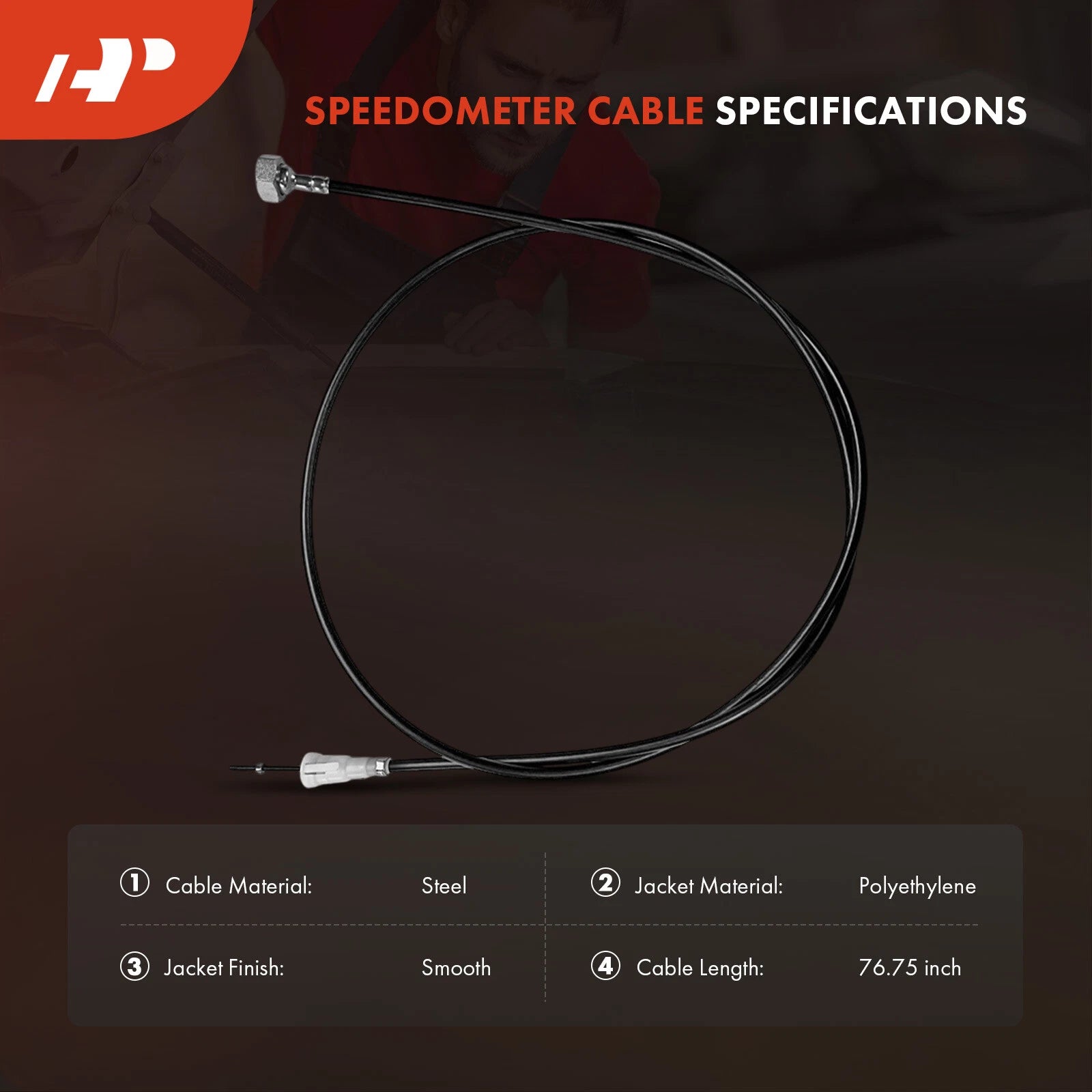 Speedometer Cable for Jeep Cherokee Wagoneer Comanche (1990)