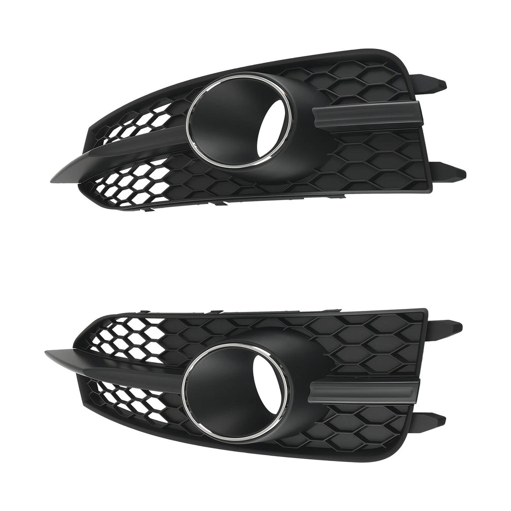 Pair Front Bumper Fog Lamp Grille Cover for Audi A7 S7 (2012–2015) 4G8807682C9B9