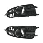 Pair Front Bumper Fog Lamp Grille Cover for Audi A7 S7 (2012–2015) 4G8807682C9B9