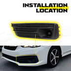 Left Side Front Bumper Fog Light Bezel for Subaru Impreza (2020–2023)