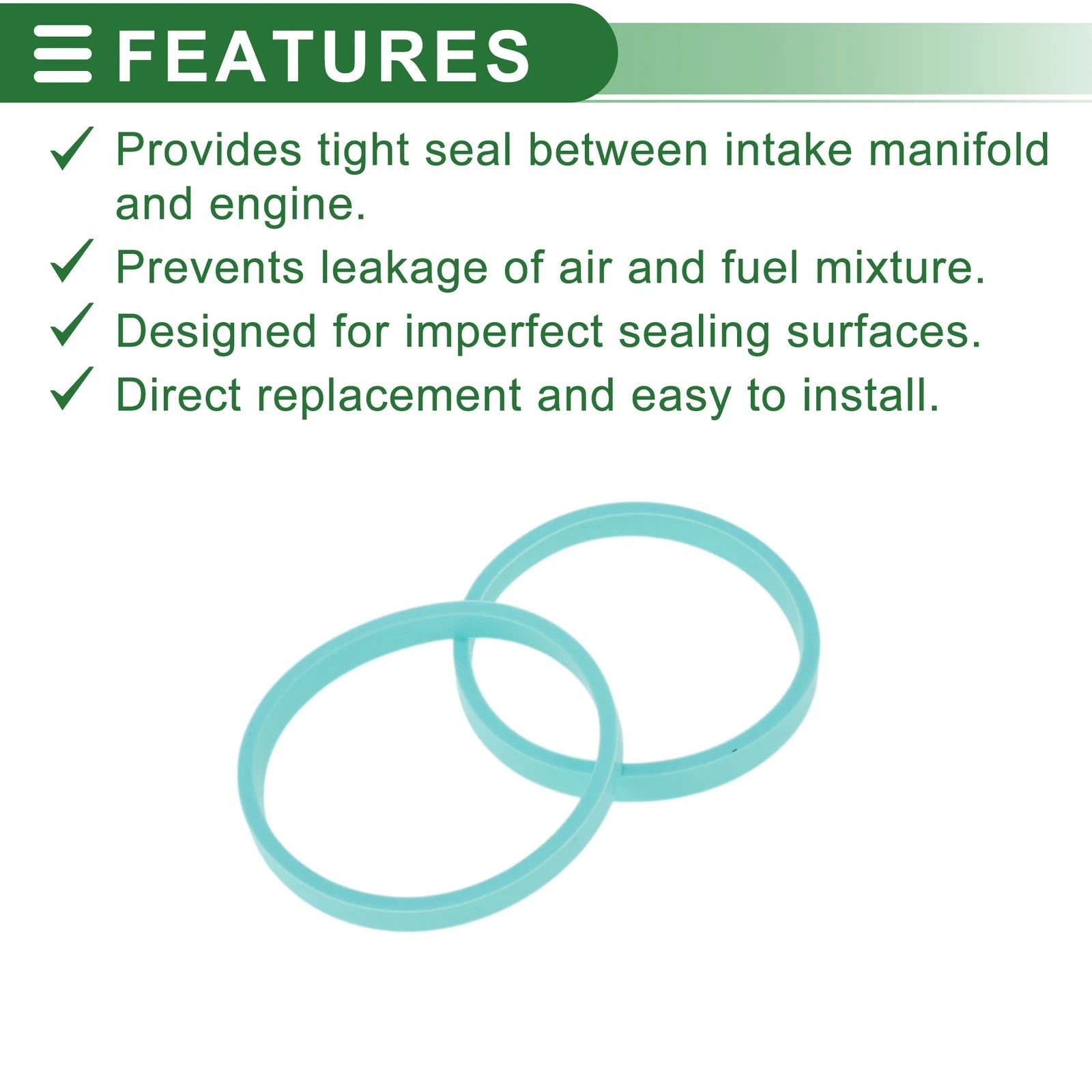 Engine Intake Manifold Gasket for Volkswagen Cabrio (1999–2002) No. 04C129717C