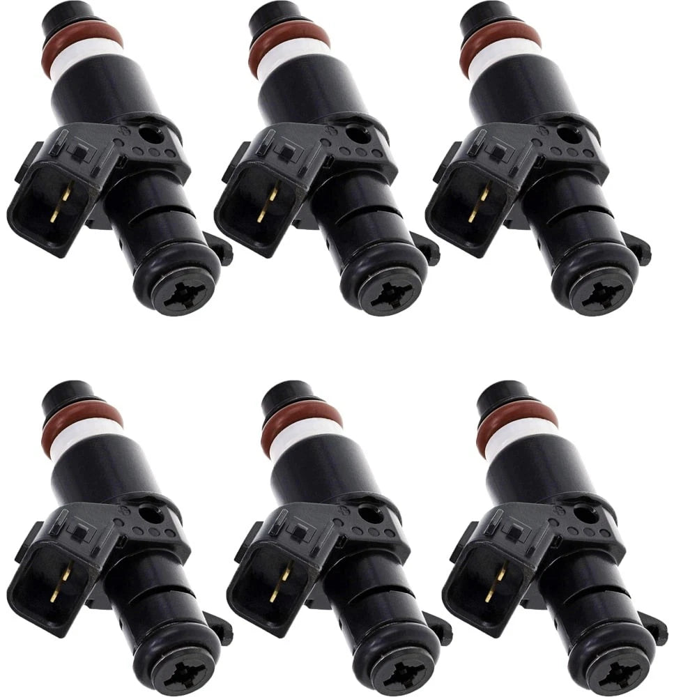 Set of 6 Fuel Injectors for Honda Odyssey Ridgeline Pilot Acura MDX (2005–2015) 842-12289