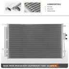 A/C Condenser for Hyundai Santa Fe 2.4L (2019–2020) Aluminum Core