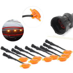9X Amber Front Grille Bumper Running Light Kit for Ford F150 (2015–2023)