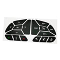 Steering Wheel Button Repair Decal Sticker for Jeep Cherokee Commander (2005–2010)