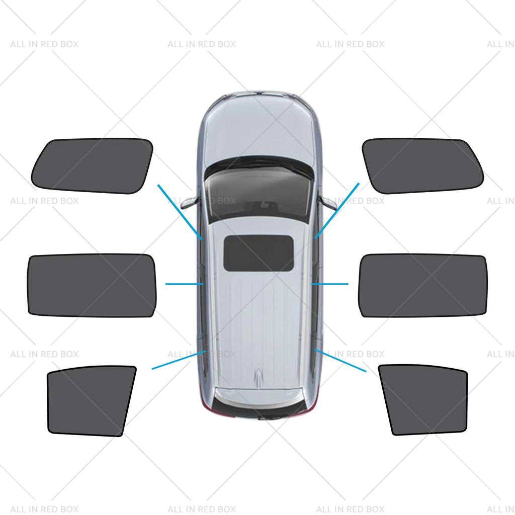 6x Window Magnetic Mesh Sunshades for Kia Carnival YP (2015–2020)