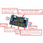 Voltage Regulator Step-down Power Converter DC 4-40V for LED Voltmeter Multimeter