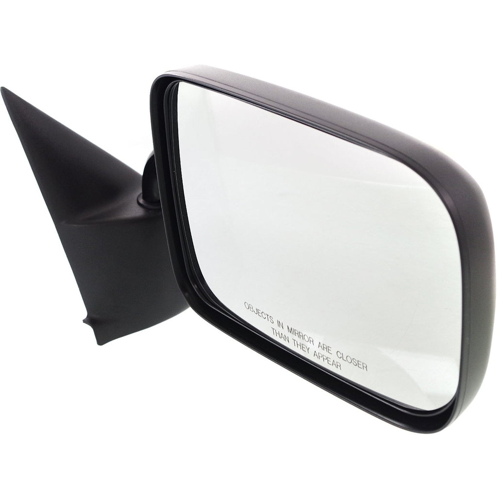 Set of 2 Textured Manual Side View Mirrors for Dodge Ram 2500 1500