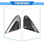 Front Right Side Door Mirror Flag Cover for Honda CR-V (2012–2016) Black