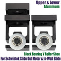 Upper & Lower Bearing Block V with Roller Shoe Kit for Schwintek In-Wall Slide