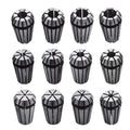 12Pcs ER16 Spring Collet Set for CNC Milling Lathe Tool Engraving