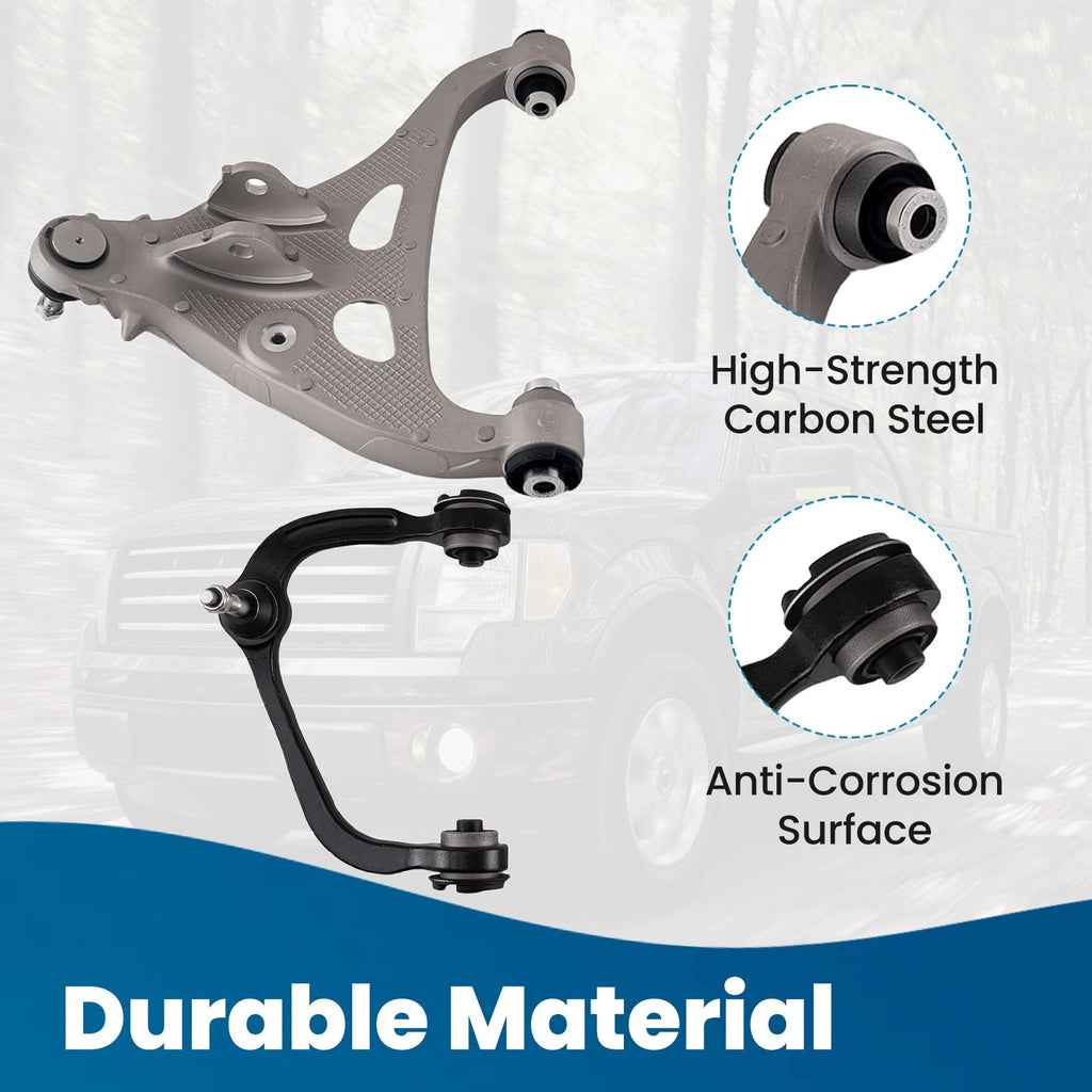 Front Upper and Lower Control Arms and Sway Bar for Ford F-150 Mark LT (2005–2008)