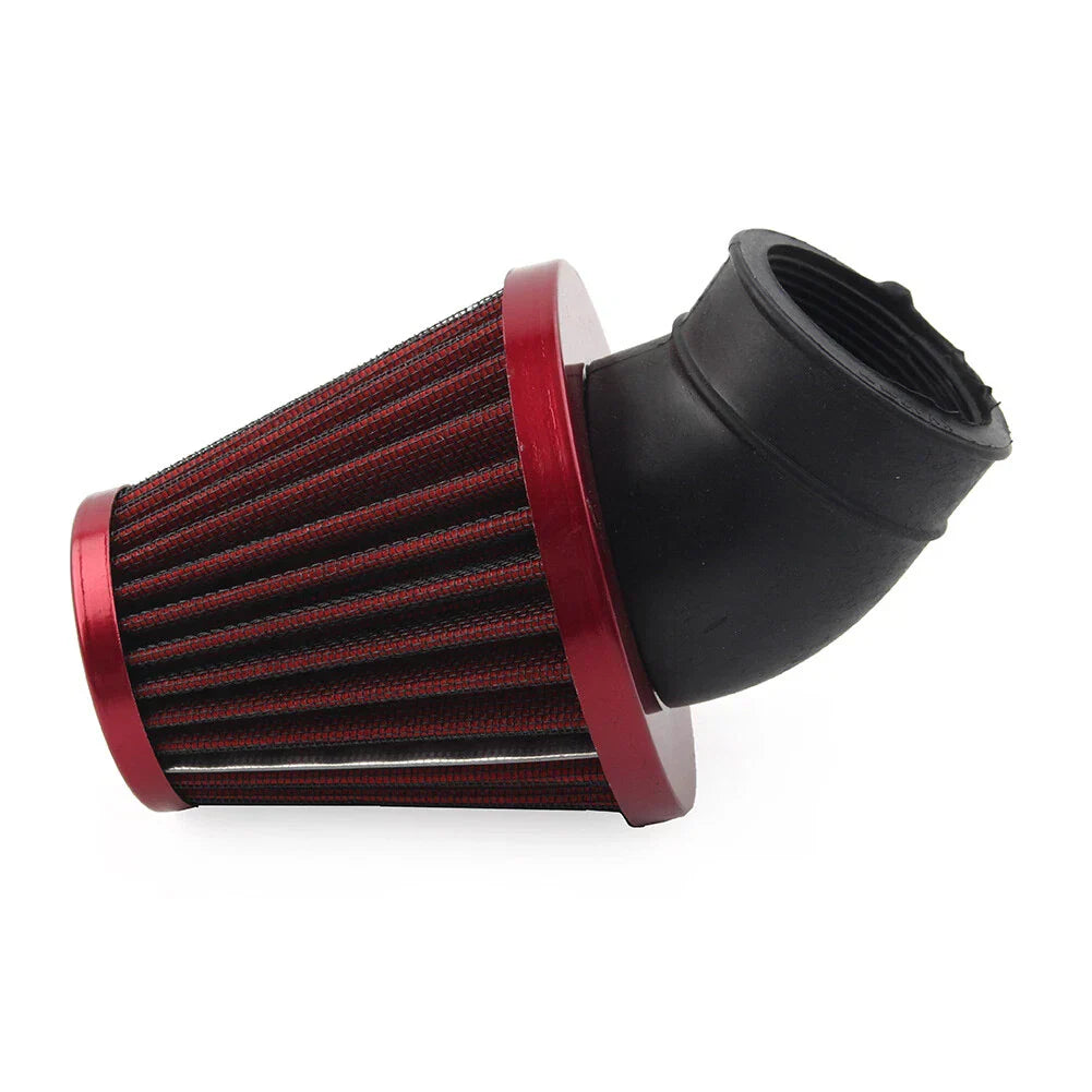 42mm Air Intake Filter Cleaner for Motorcycle - Stainless Steel