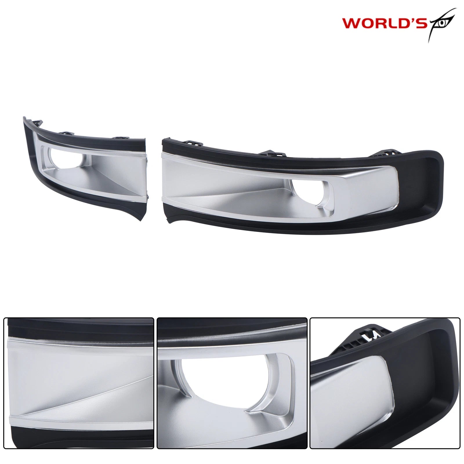 Set of 2 Fog Light Bezels for Ford Flex (2013–2019)