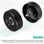 Idler Pulley for Chevrolet 36299 (with Bolt Insert Dust Shield Retainer Spacer)