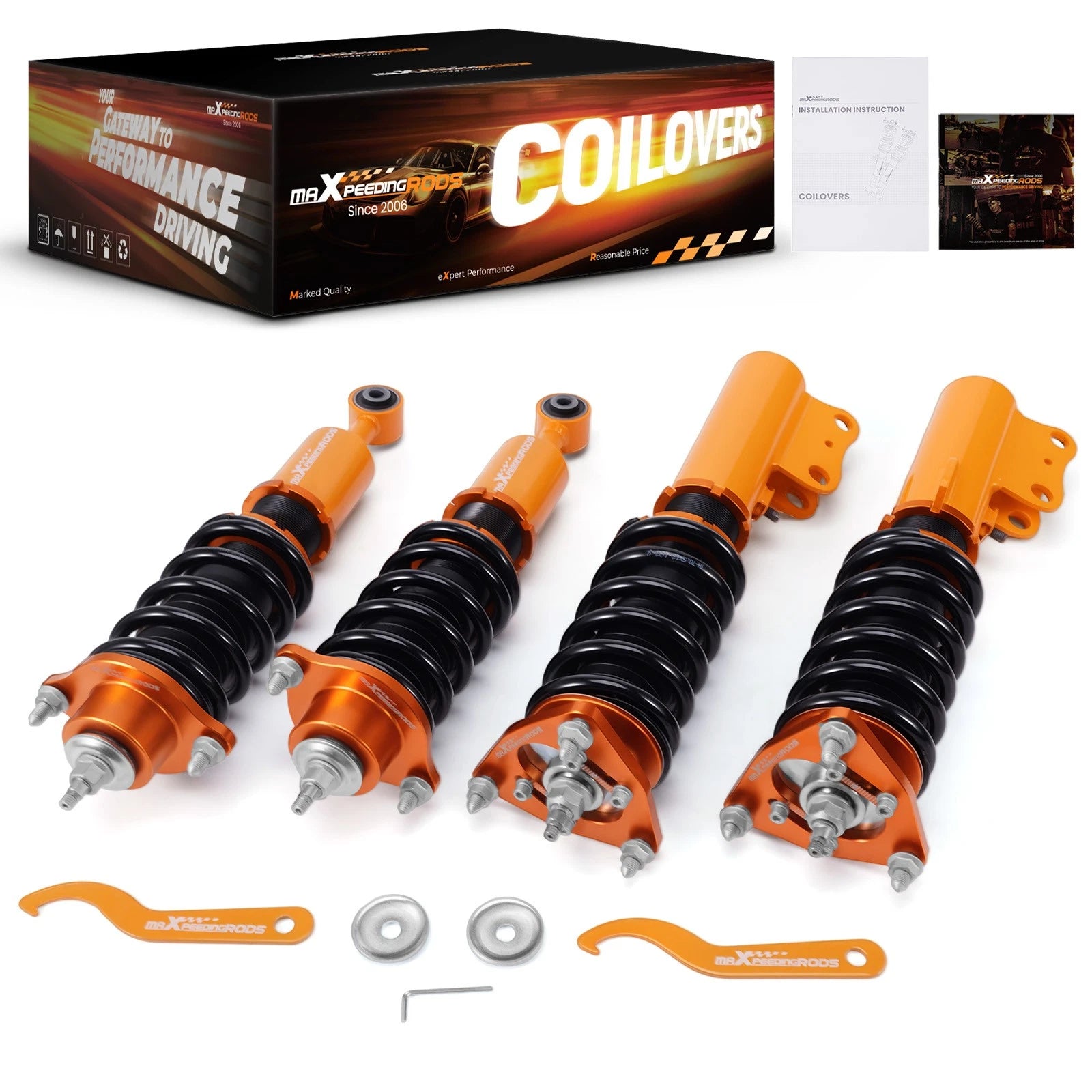 24-Way Damper Coilovers for Mitsubishi Lancer (2008–2016)