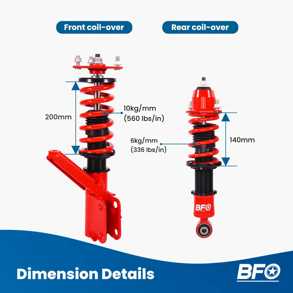 Coilovers Suspension for Honda Civic / Si (2001–2005)