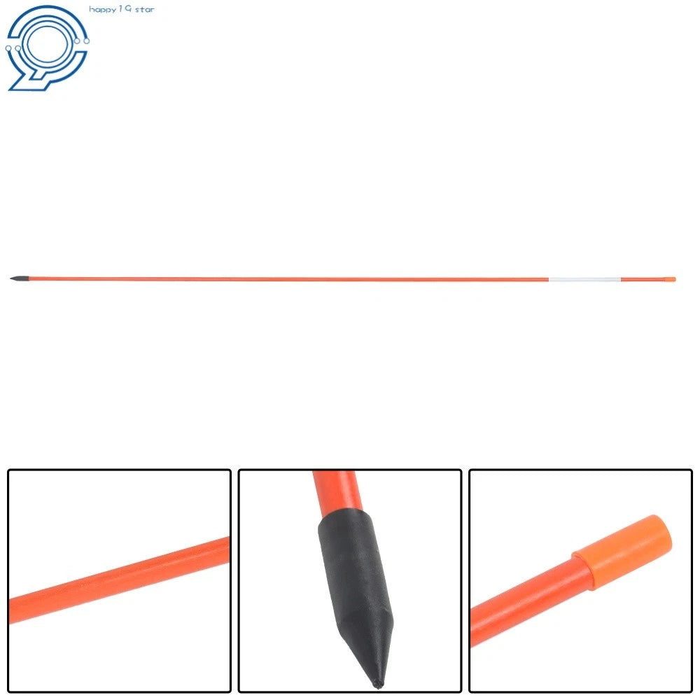 Set of 25 Reflective Driveway Markers 48" Snow Stakes 5/16" Diameter