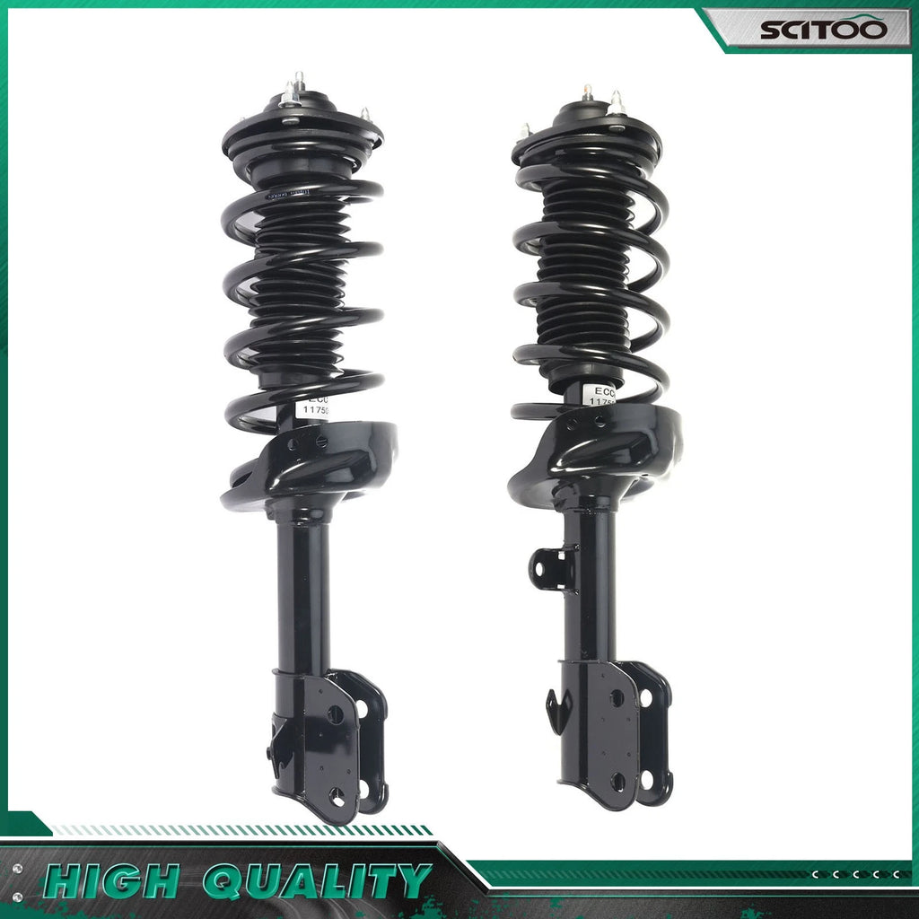 Front Pair Complete Shocks Struts Coil Spring Kit for Honda Odyssey (2008–2010)