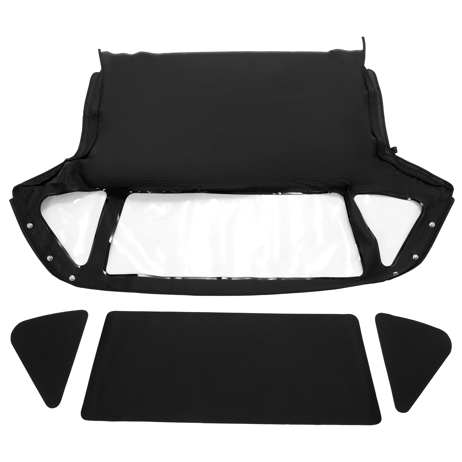Convertible Soft Top for MG Midget (1970-1980) - Black Vinyl, 3 Windows