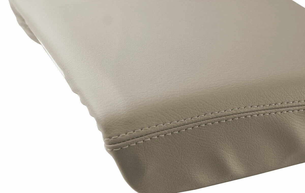 Leather Console Lid Pull Over Cover for Honda Ridgeline (2006–2014) Beige