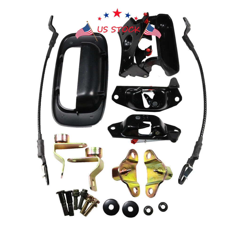 Tailgate Handle Hinge Latch Striker Cable Kit for Silverado Sierra (1999–2007)