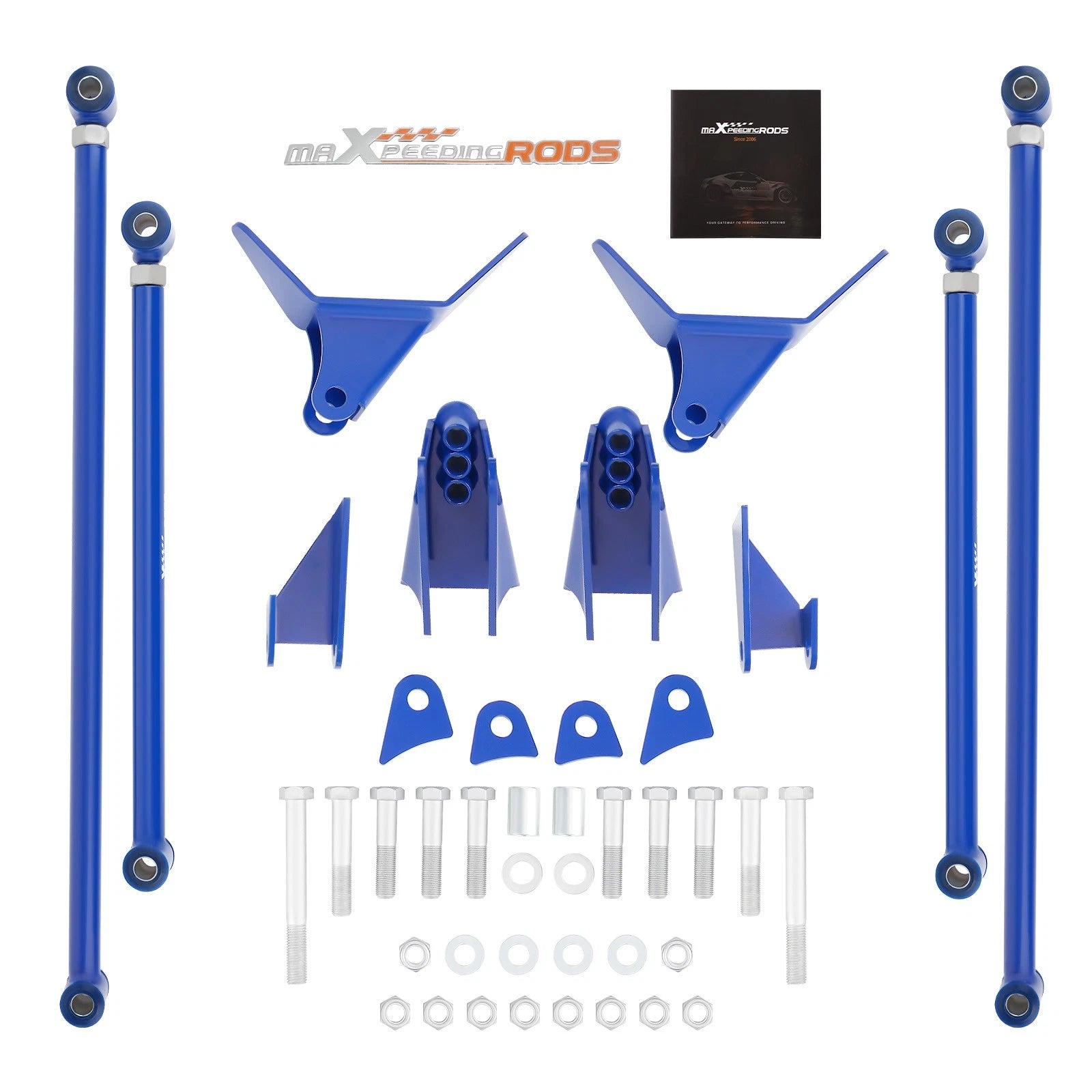 Rear Triangulated 4 Link Kit for Chevrolet S10 (1994–2004) Welded Brackets