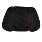 Center Console Armrest Lid Carbon Cover for Acura MDX (2022) Red Stitch