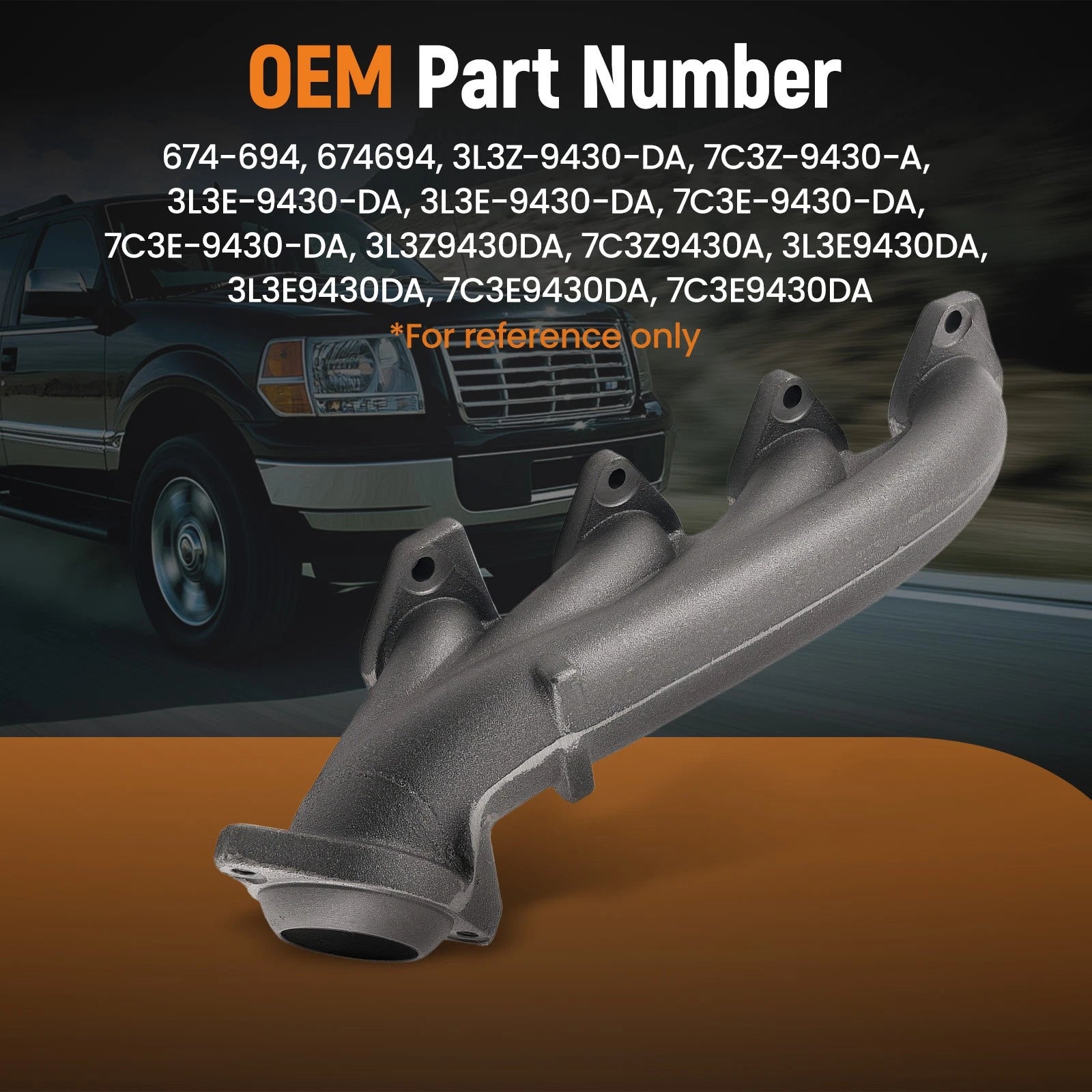 Right Exhaust Manifold Kit for Ford Expedition Lincoln Navigator (2005–2008)