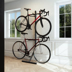 2 Bike Storage Rack for Vertical Gravity Hang (Adjustable Arm)