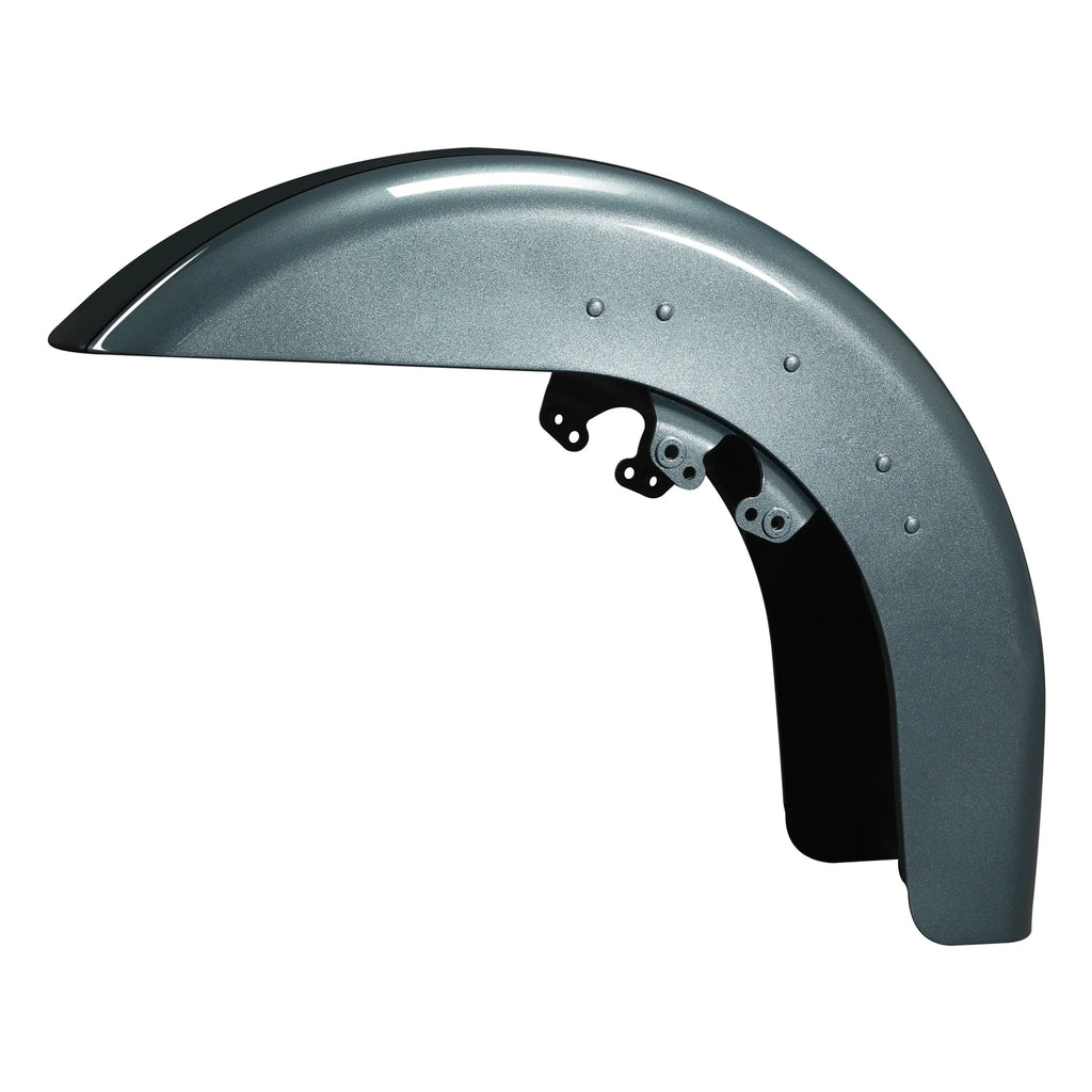 Painted Front Fender for Harley Street Road Glide (2014–2024) Silver Pine/Spruce