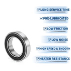 Deep Groove Ball Bearing 20x32x7mm for Scooter Skateboard 