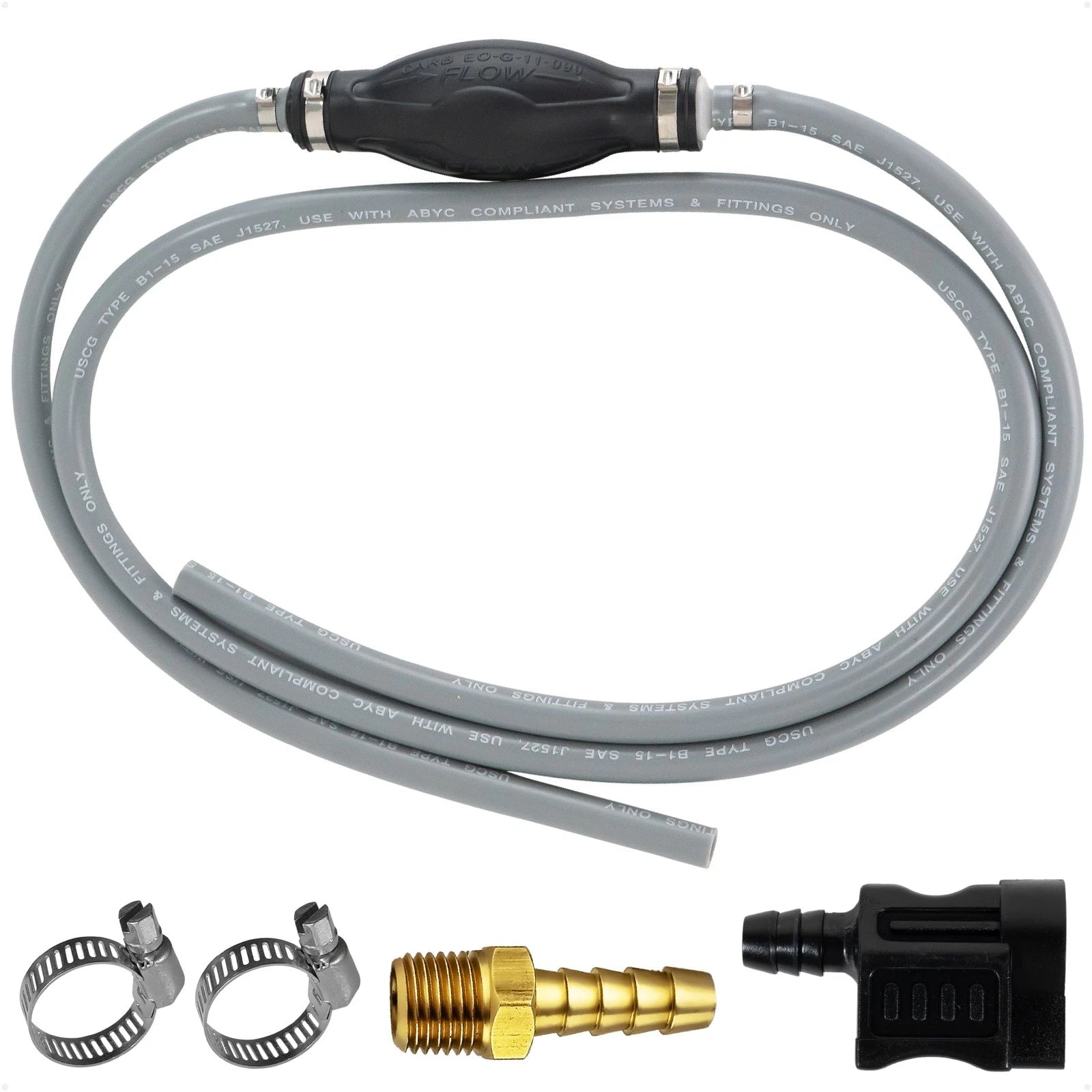 Fuel Line Kit for Honda Marine Boat (EPA/CARB Approved) 3/8" x 6'