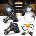 White LED DRL Daytime Running Light Bulbs with Decoder for Lexus Toyota (2009–2019)