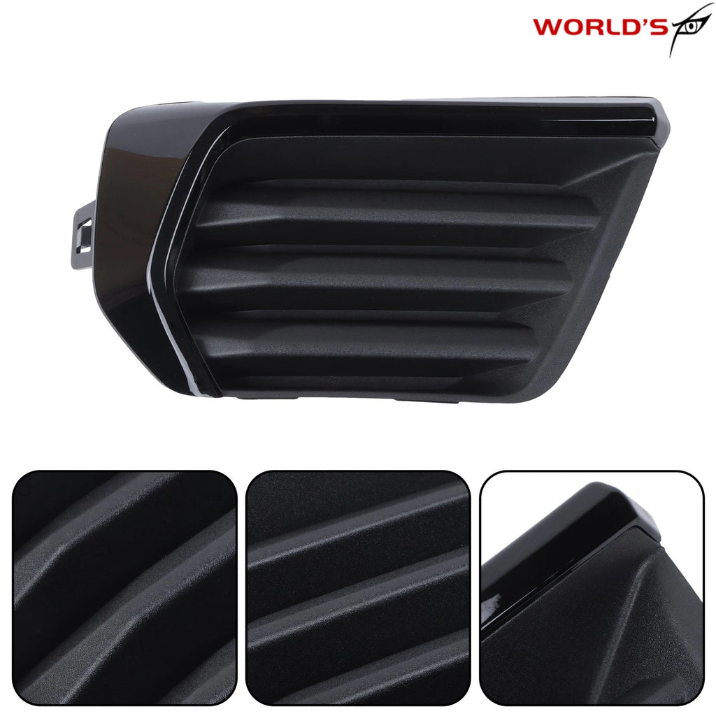 Front Passenger Side Fog Light Cover for Chevy Colorado (2021–2022) Black Trim